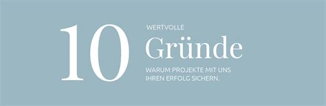 10 Gründe für uns .
